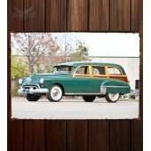 Металлическая табличка Oldsmobile 76 DeLuxe Station Wagon